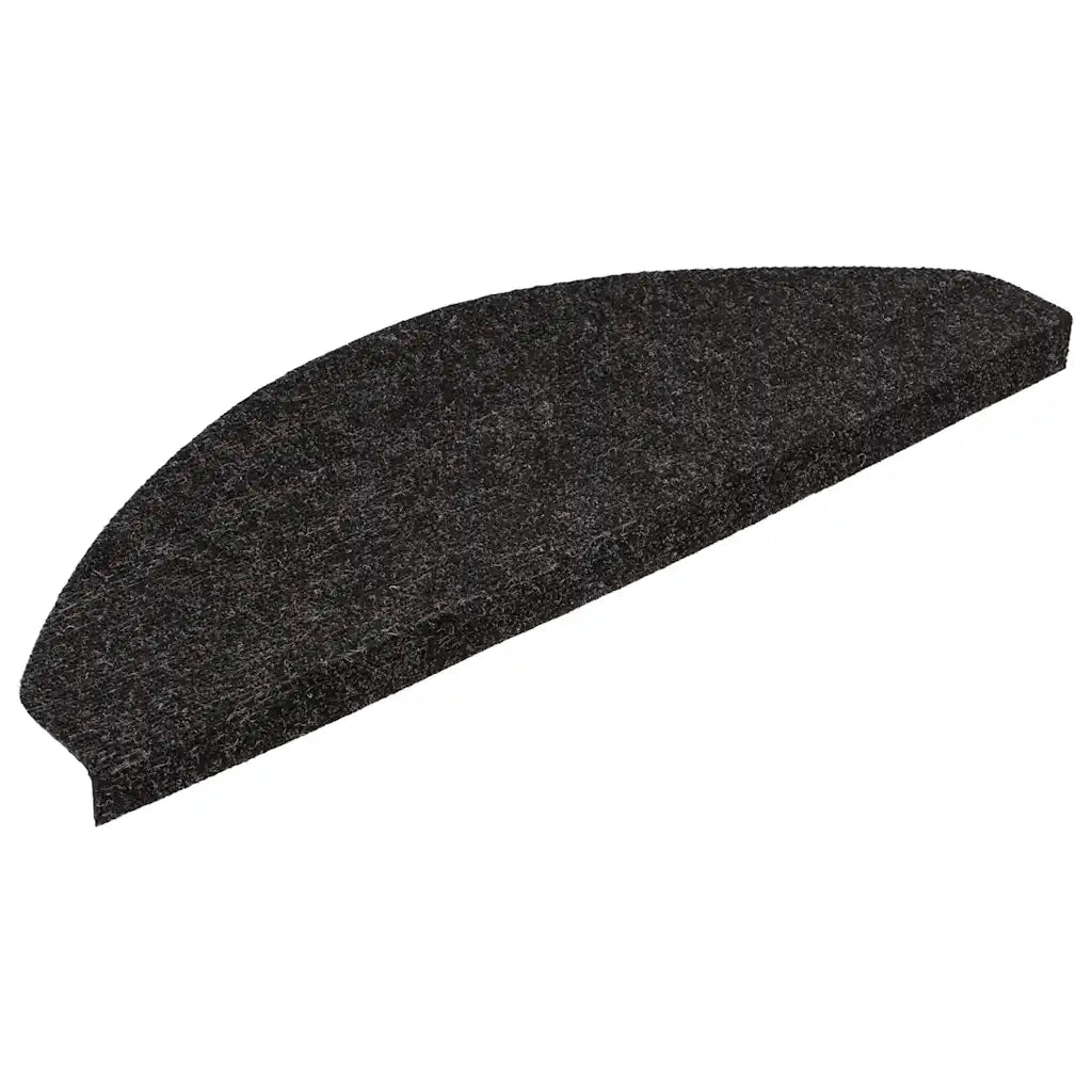 Tappetini Autoadesivi per Scale 30 pz | Gradini per Scale Neri 56x17x3 cm