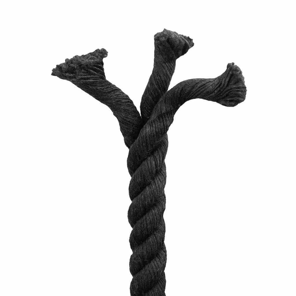 Corda di Cotone 20 mm 25 m Nero 100% Cotone 42011824