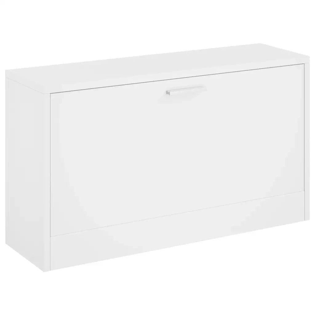 Panca con Scarpiera Bianca 80x24x45 cm 243050