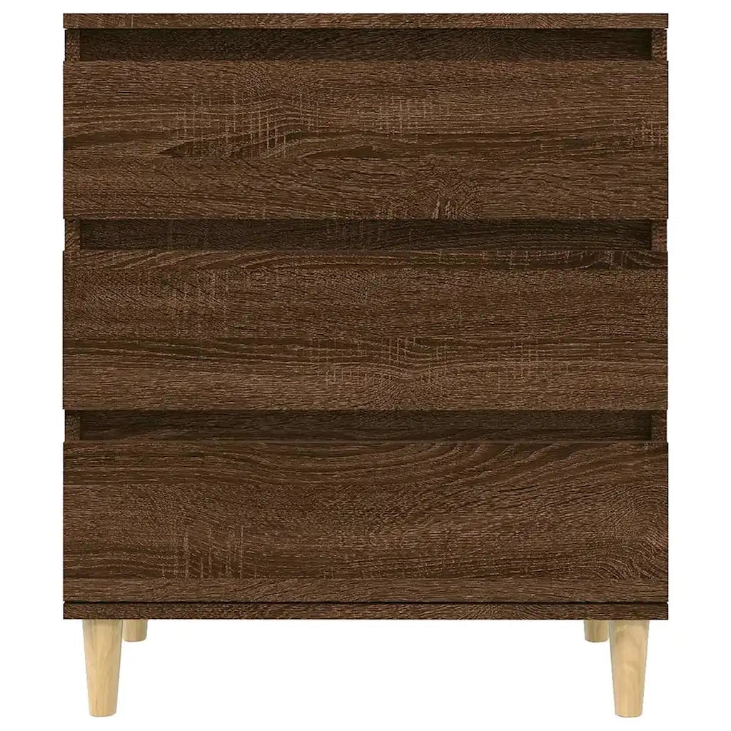 Credenza Rovere Marrone 60x35x70 cm in Legno Multistrato 823047