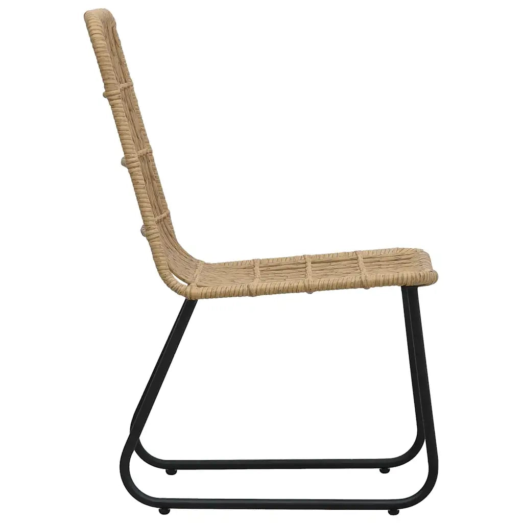 Set da Pranzo da Giardino 5 pz in Polyrattan e Vetro 3060238