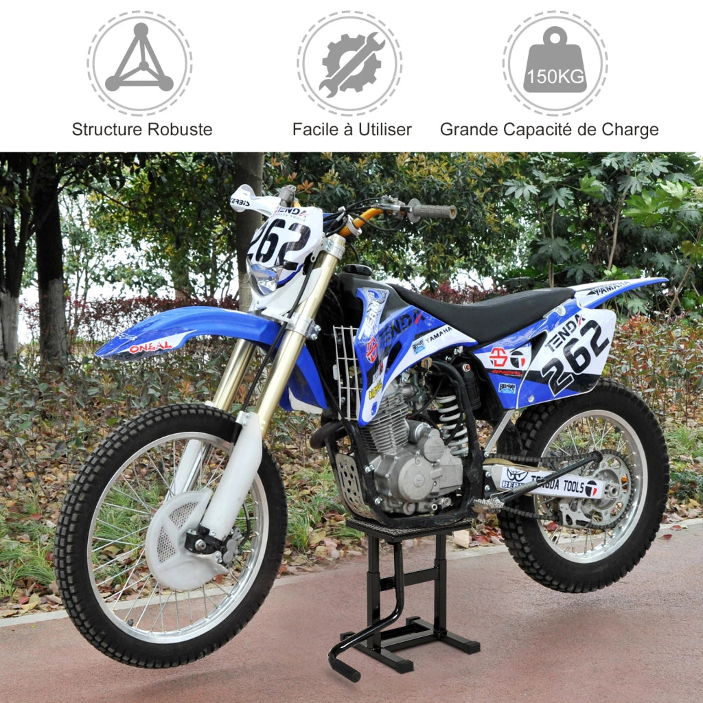 Cavalletto regolabile per moto ¨C Minimal ¨C Nero
