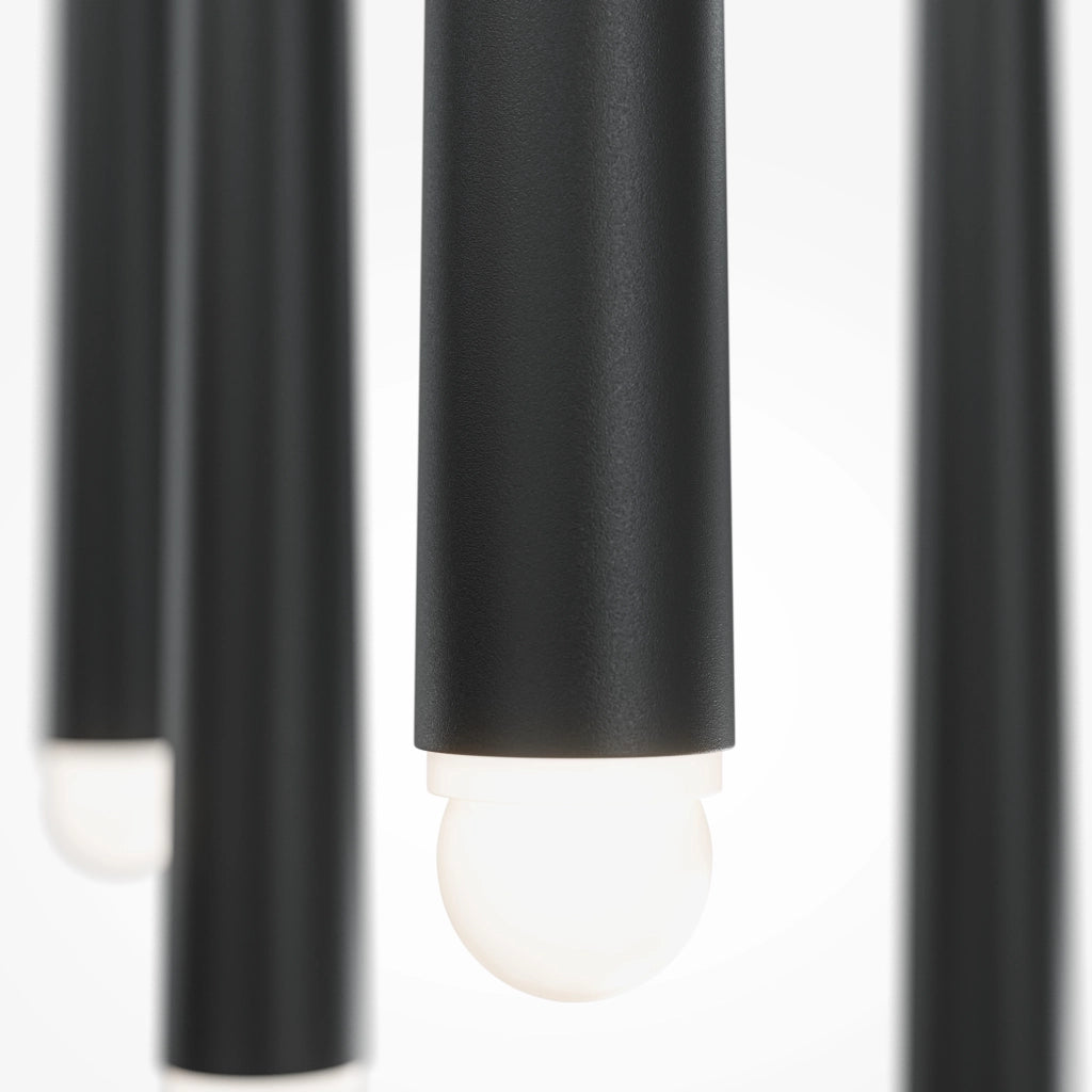 Lampada a sospensione Maytoni Cascade LED nera 150 cm