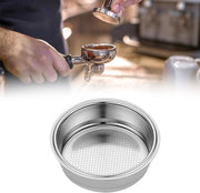 Filtro in acciaio inossidabile per portafiltro per macchina caffè (1 tazza) con filtro a doppia membrana a 51 mm.