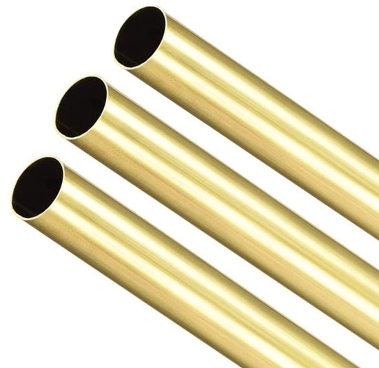 Tubo di rame a sezione circolare - 300mm di lunghezza - 20mm di diametro esterno - Tubi di alta qualità per progetti di fai da te - Rame