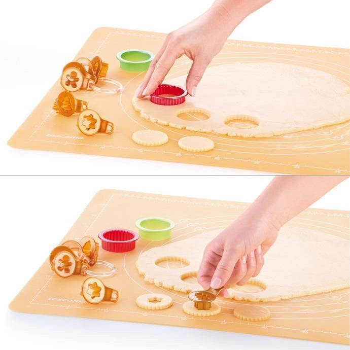 Tescoma 630912 formina per biscotti Verde, Rosso, Giallo
