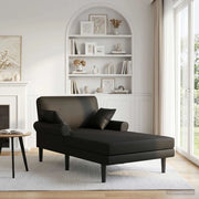 Chaise longue Nero Similpelle 42048100
