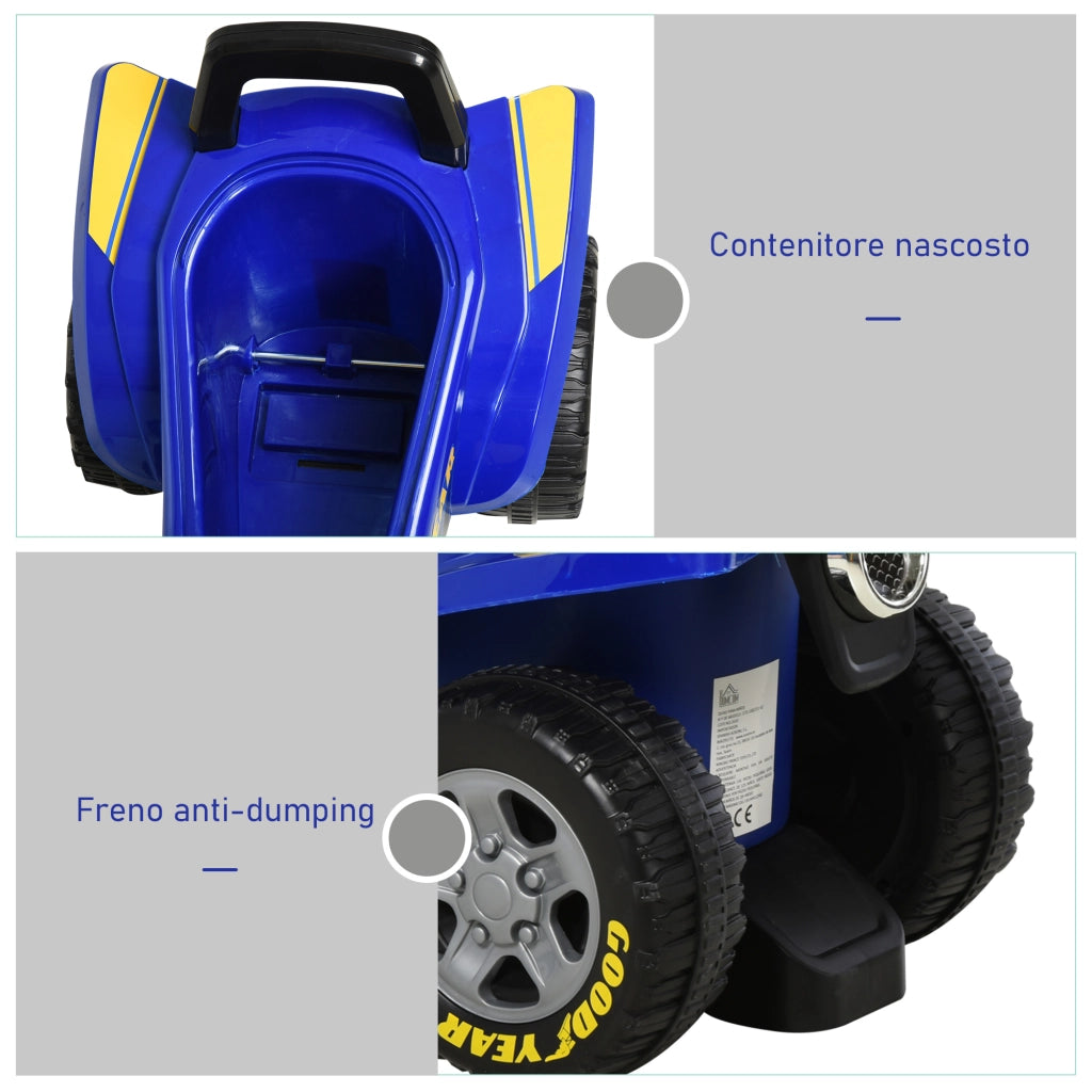 Giocattolo per Bambini con Luci e Suoni ¨C Minimal ¨C Blu e Giallo 60x31x42cm