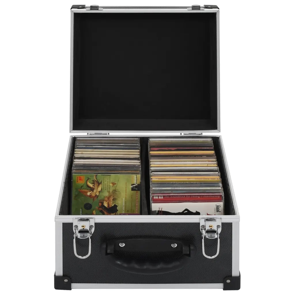 Custodia CD per 40 CD in Alluminio ABS Nero 91859
