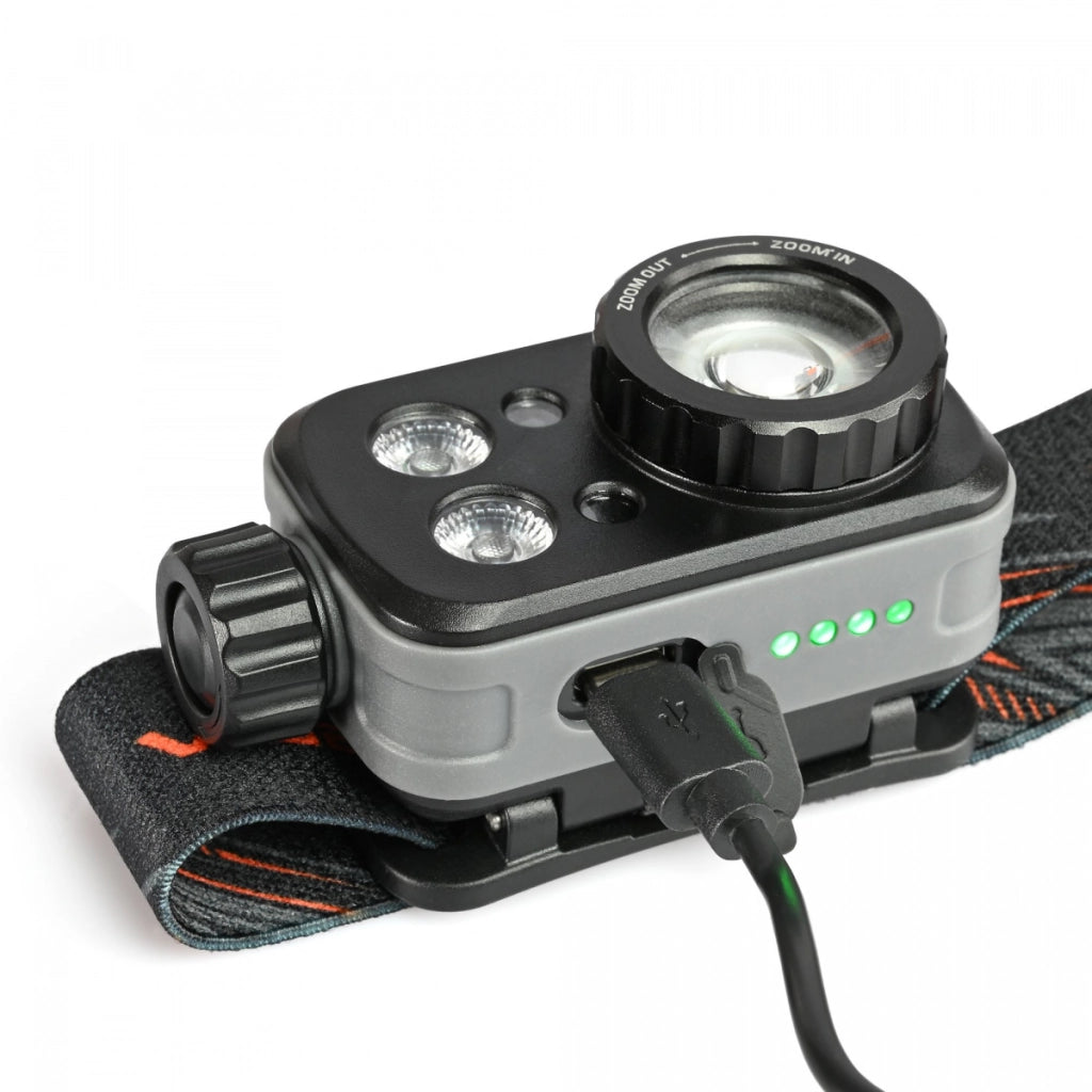 Lampada frontale Videx 500lm 60m 173h IP65 USB-C
