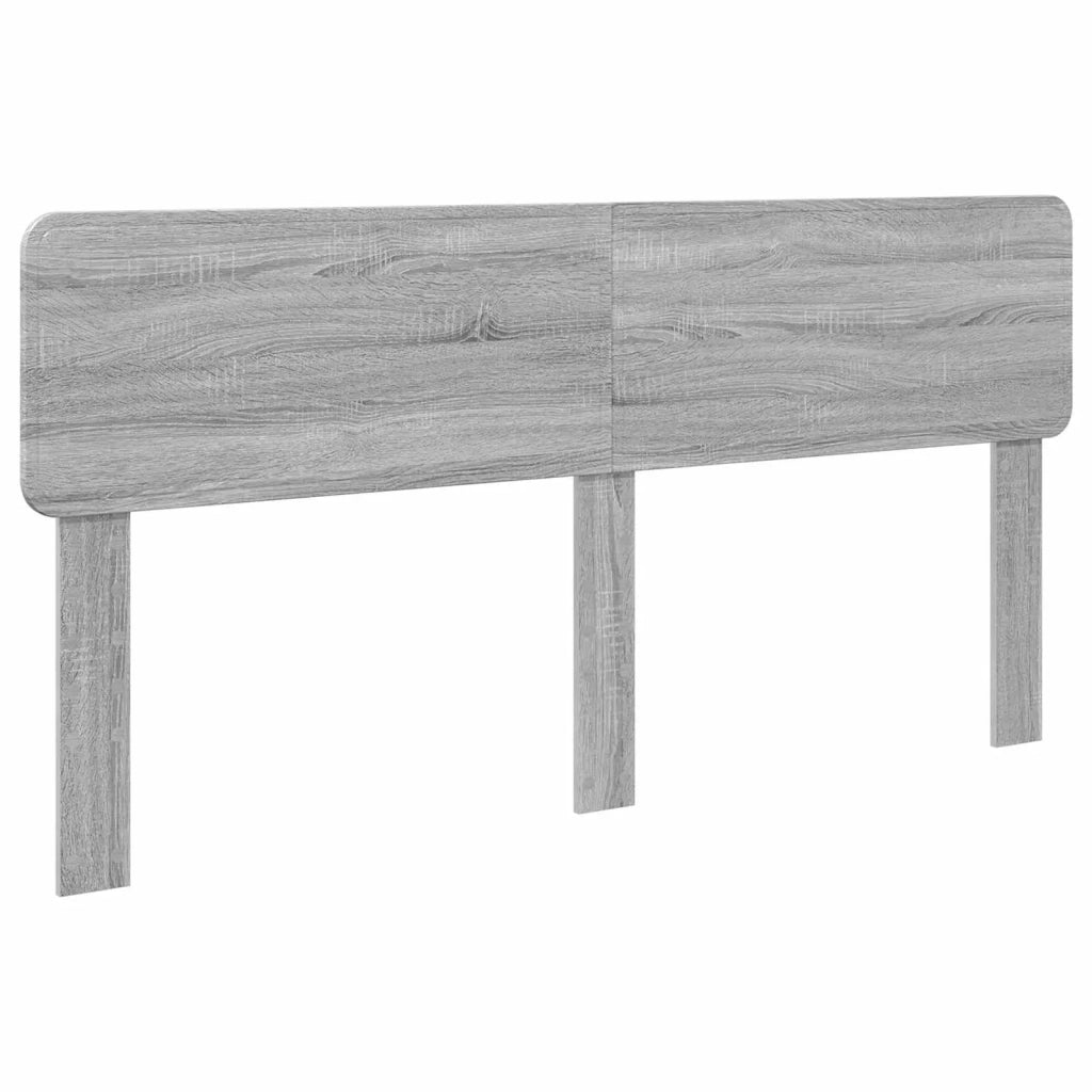 Struttura del letto con cassetto-Giroletto con contenitore-Rete del Letto Sonoma grigia 200 x 200 cm