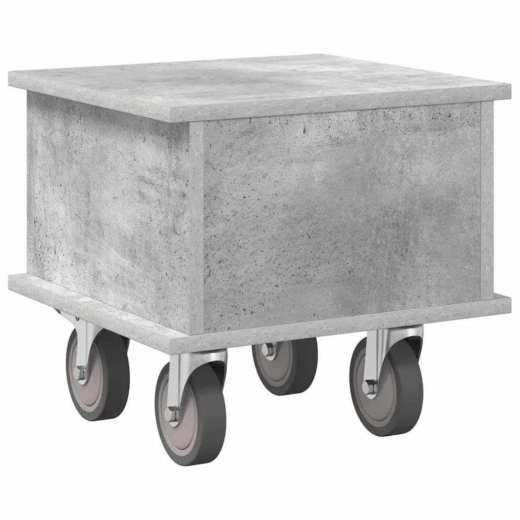 Supporto TV-Credenza per TV-Mobile TV Grigio cemento 37 x 35 x 35 cm Legno multistrato