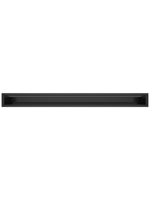 Griglia di ventilazione per camino Nera- Loft 90x1000