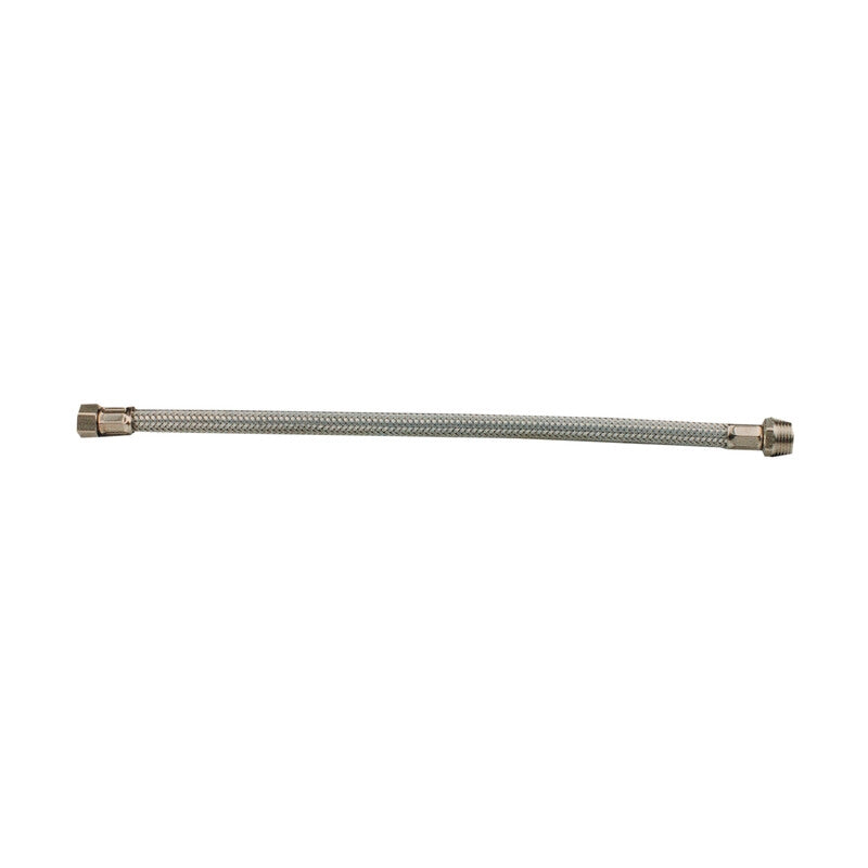 PL FLESSIBILE INOX M 3/8 F 1/2  30 CM  2 PZ