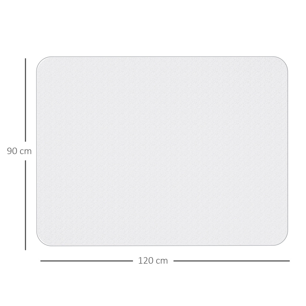 Tappetino per Sedia Ufficio ¨C zephmum ¨C Plastica Trasparente 90x120cm