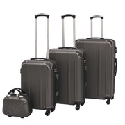 4 Pz. Set di Trolley Rigidi Antracite 91195