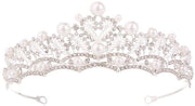 Diadema di cristallo per matrimoni - Corona per nozze - Tiara per principesse - Adatta per concorsi di bellezza - Realizzata con materiali di alta qualità
