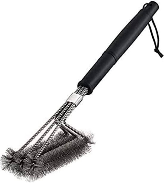 Kit di Pulizia per BBQ - Borstel per BBQ - Schraper per BBQ - Accessori di Pulizia per BBQ - Attrezzatura per BBQ - Pulitore per BBQ - Borstel di Pulizia per BBQ - Set di Pulizia per BBQ - Pulitore per Barbecue - Borstel per Barbecue
