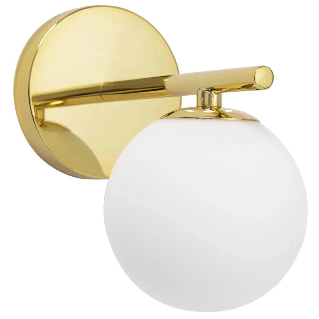 Lampada Da Parete Vetrata Gold APP684-1W