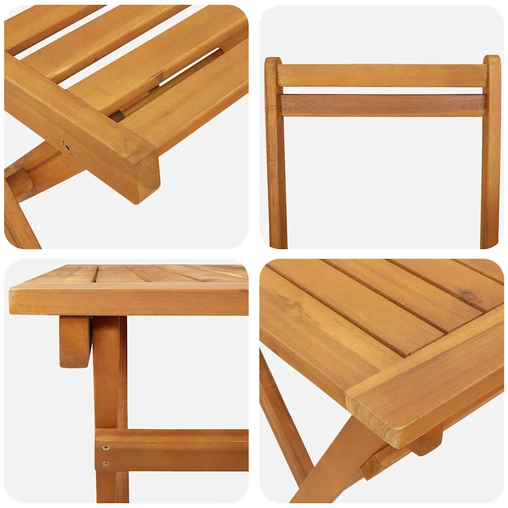 Set da Pranzo per Giardino 7 pcs Marrone 3375654