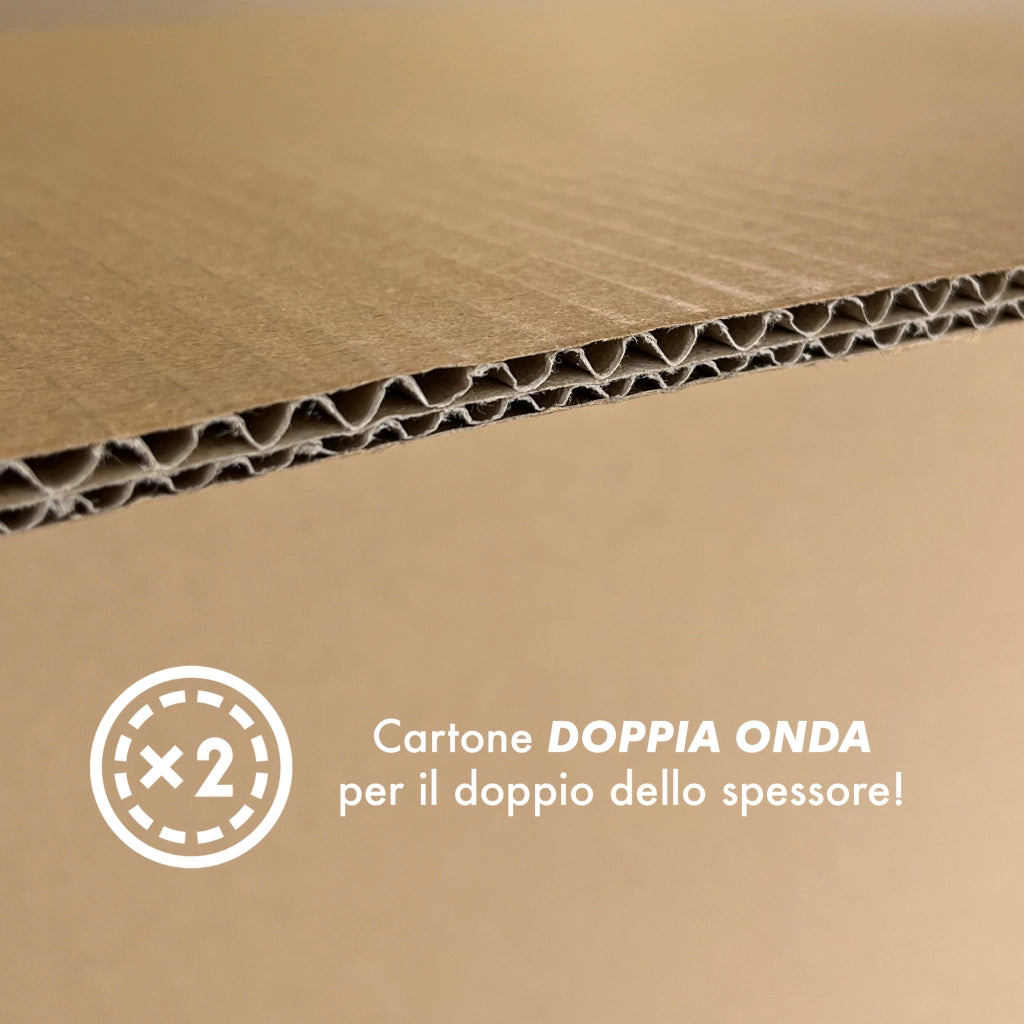 10 Scatoloni Con Maniglie 40x30x30 Cm Scatola Cartone A Doppia Onda Per Trasloco Spedizioni Imballaggi Scatolone Forte Resistente Scatole Grandi
