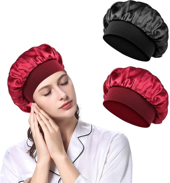 Set di coperte a due strati in satin - 2 pezzi - regolabili