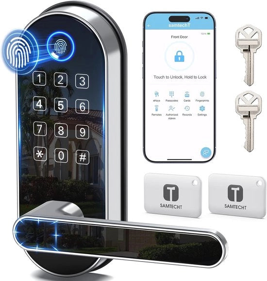 Slot digitale per dita con tastiera e codice di accesso per porta d'ingresso