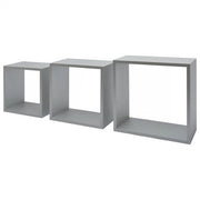 SET 3 CUBI ALLUMINIO 30X27X24CM