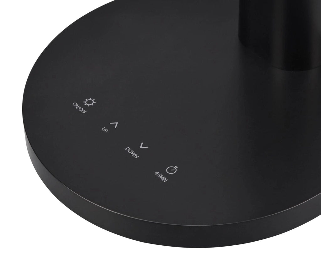 Lampada da scrivania SALLY nera LED 8W dimmer timer RL