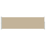 Tenda da Sole | Tenda laterale retrattile Beige 600 x 117 cm Poliestere