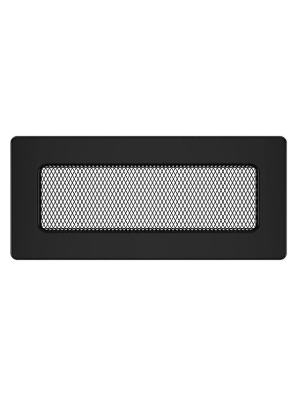 Griglia di ventilazione per camino Nera- Classic 11x24