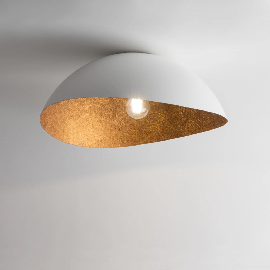 Plafoniera Solaris bianco rame Ø33cm E27 Sigma 15W