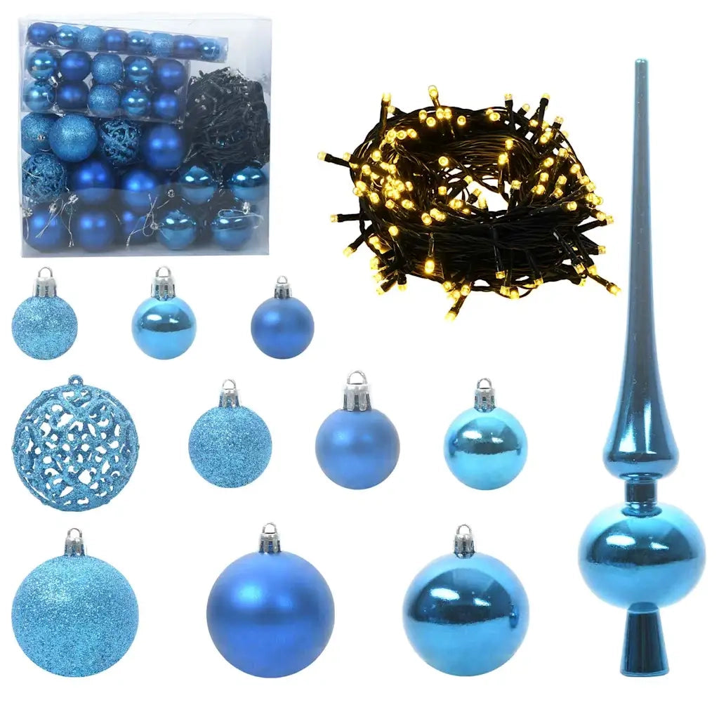 Albero di Natale artificiale con 300 LED Verde 210 cm 3395839