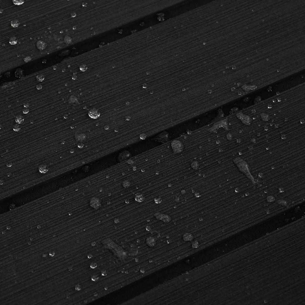 Tappetino per Barche Rigato Grigio Scuro e Nero 240 x 60 cm EVA 42052312