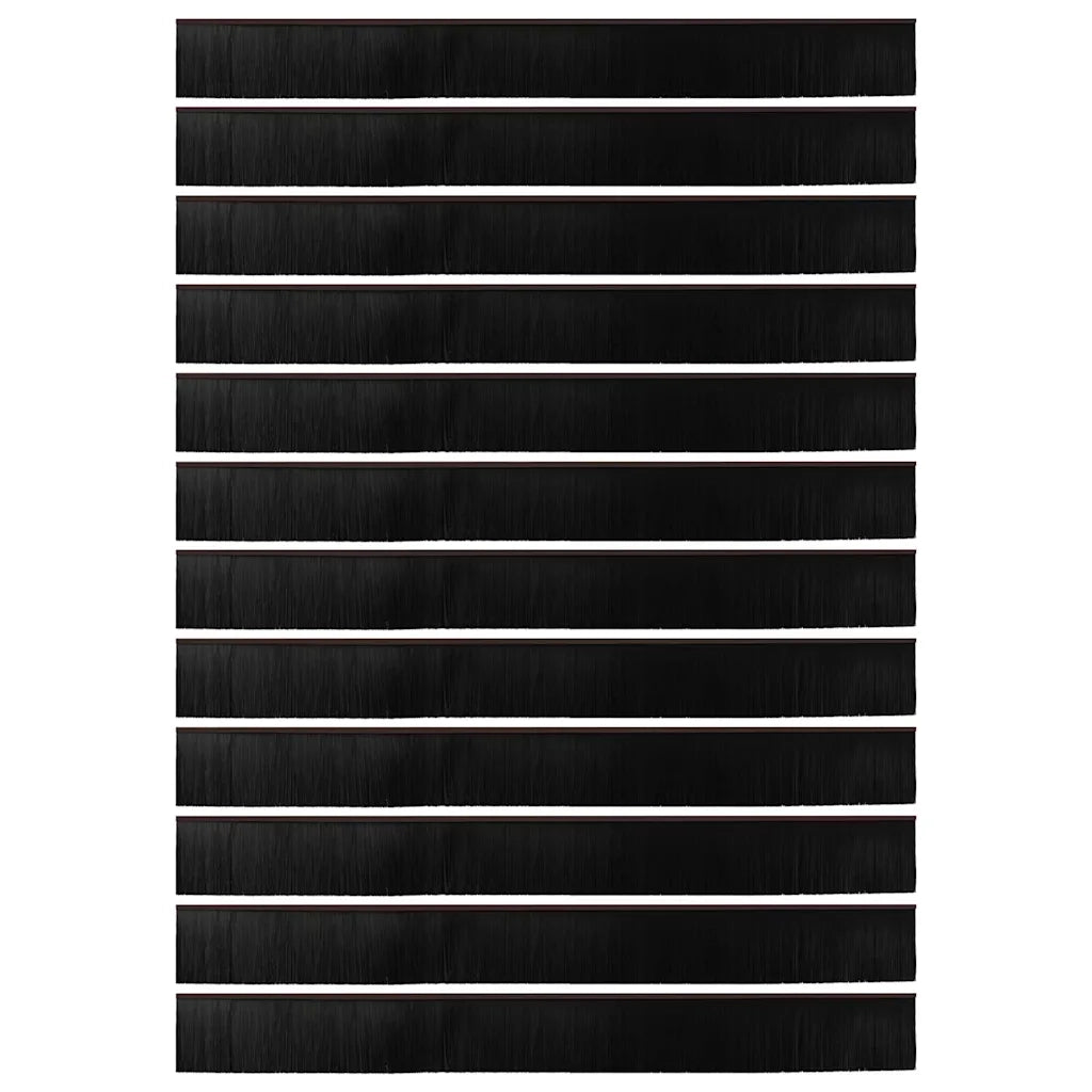 Spazzole per porte a vite 12 pz Marrone 100 cm CFW4426121