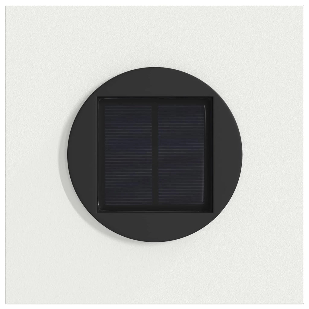 Faro LED solare per sentieri 2 pcs Bianco 879759