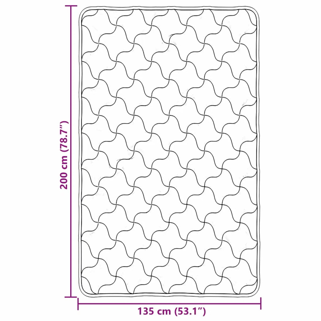 Duvet Invernale 135 x 200 cm Inverno Rosa Traspirante 42026337