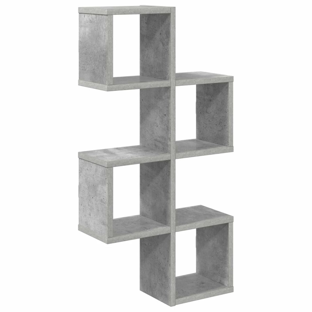 Scaffale da parete A parete Grigio Cemento 39 x 15 x 76 cm 8012103