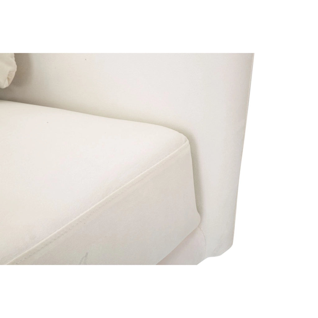 Poltrona VKH324, Beige, Legno, 88x77x74 cm