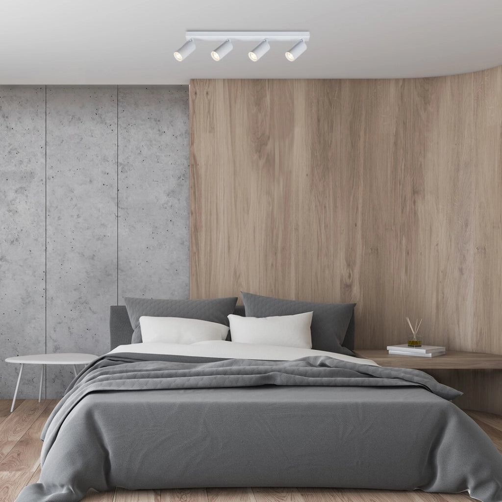 Barra faretti da soffitto bianca GU10 4x25W Solo 2083 Rabalux