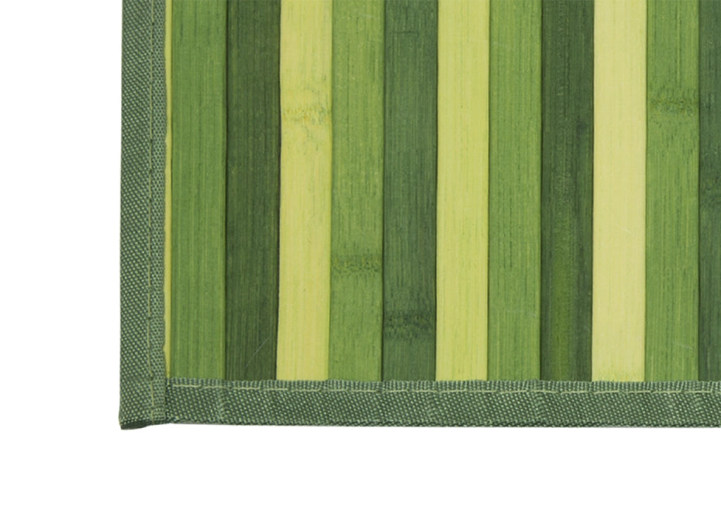 Tappeto Bamboo Degradè In Varie Colorazioni - 50x230 cm - Verde