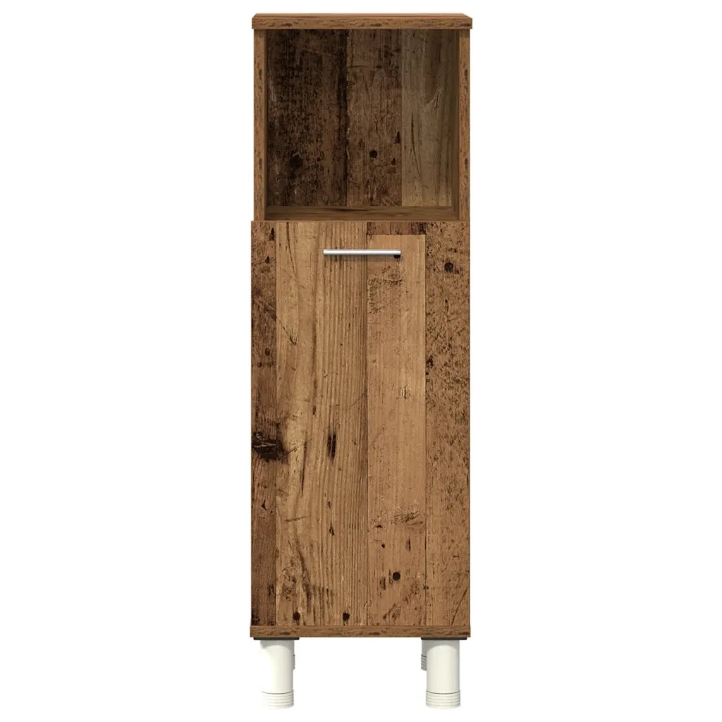 Set Mobili da Bagno 4 pz Legno Antico in Legno Multistrato 3328557