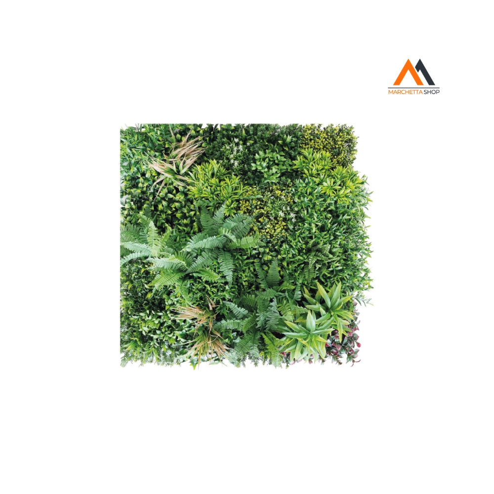SIEPE ARTIFICIALE A PANNELLO QUADRATO 'JUNGLE' mt 1 x 1