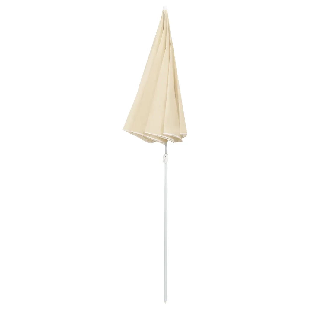 Ombrello | Parasolne da Esterni con Palo in Acciaio 180 cm Sabbia