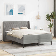 Struttura letto con materasso Grigio chiaro 140 x 200 cm 3414801