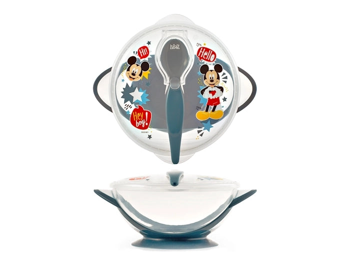 Set Piatto Bambini 3 Pezzi Mickey Mouse