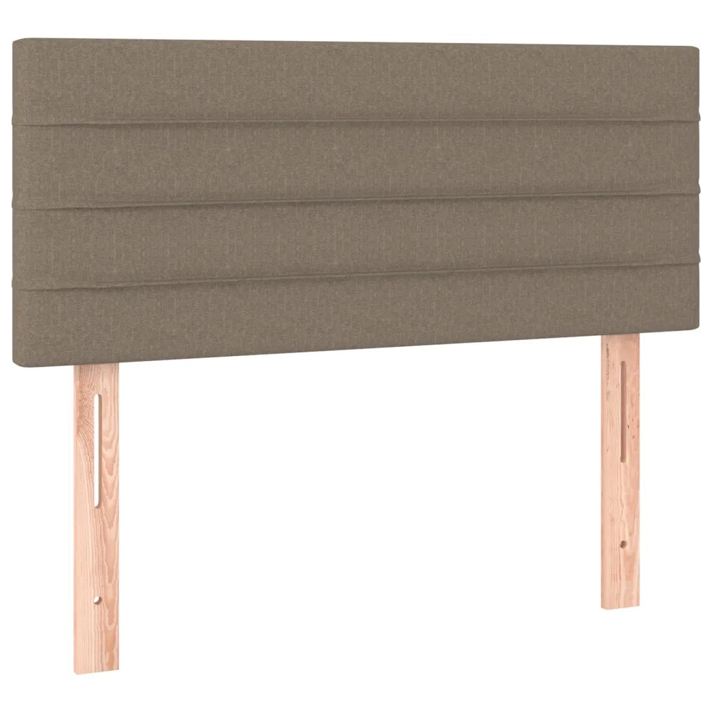 Giroletto a Molle con Materasso-Struttura Letto Tortora 90x200 cm inTessuto 505598