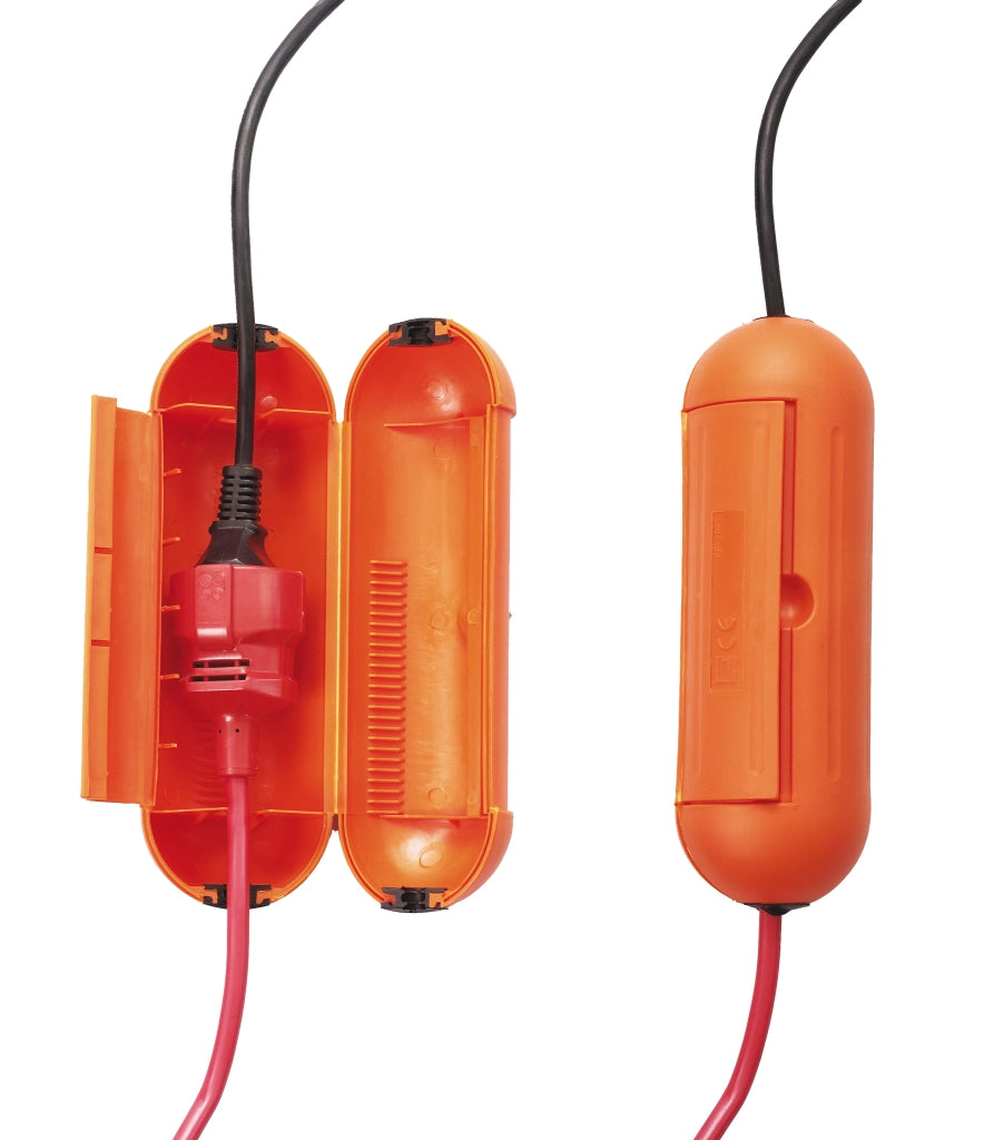 GUSCIO DI PROTEZIONE SPINA ELETTRICA IP44 ARANCIO- ELECTRALINE 3PMARK- 1,0 pz