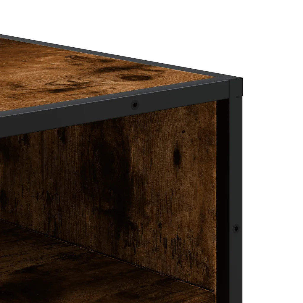 Scarpiera | Mobile per scarpe Rovere Fumo 48x38x97,5 cm in Legno Multistrato