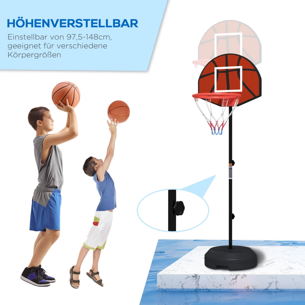 Basketballst?nder ¨C Minimal ¨C 98-148cm, Nero